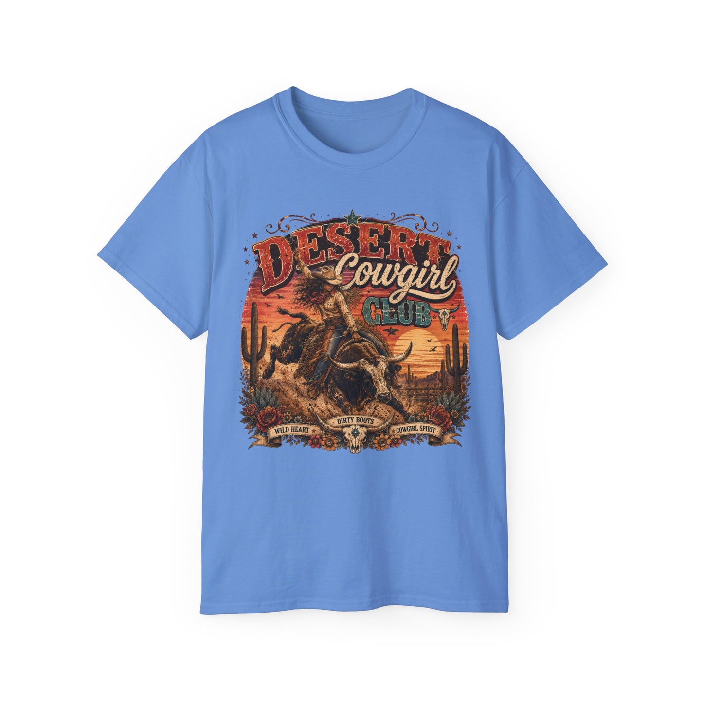 T-Shirt - Desert cowgirl rodeo spirit