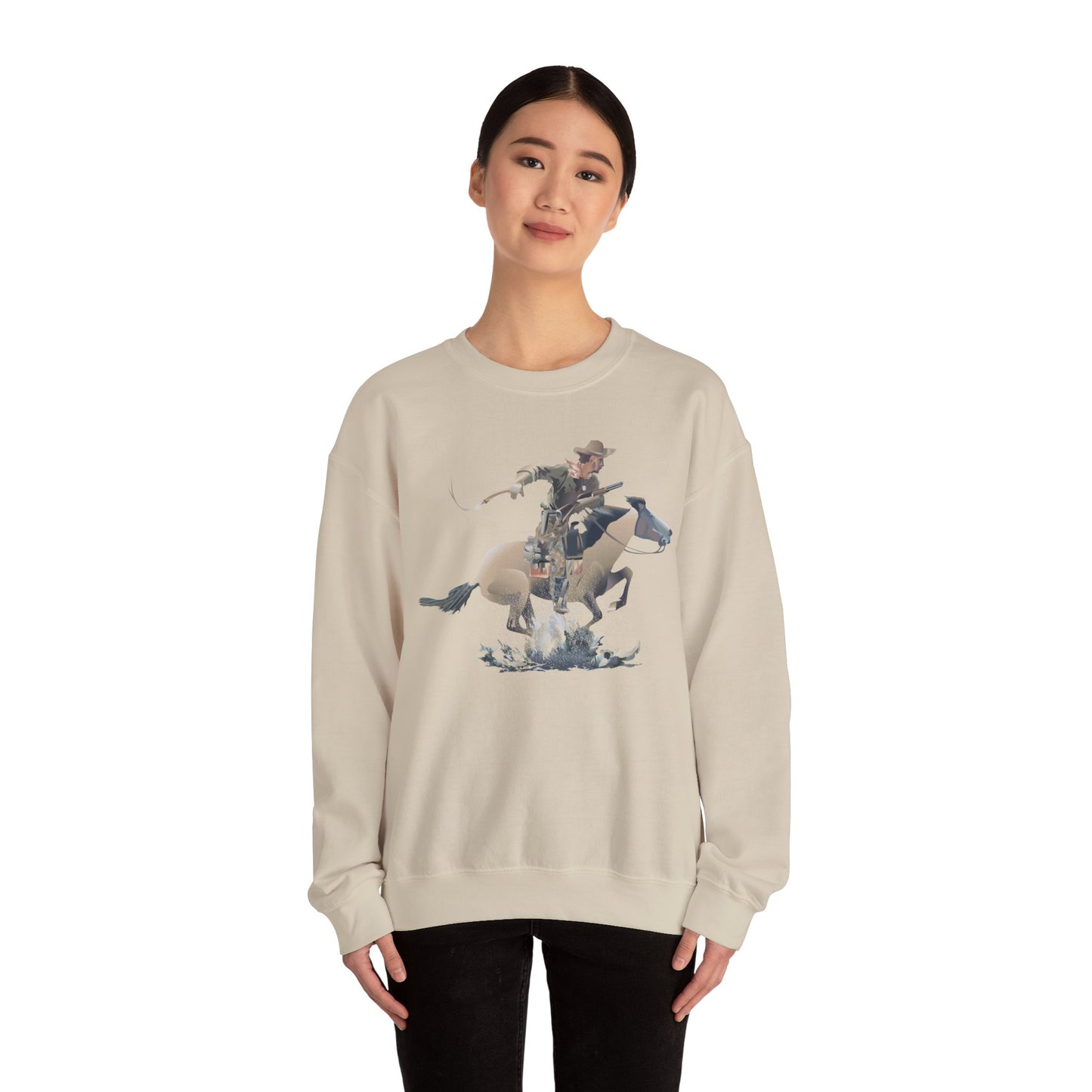 Crewneck Sweatshirt - COWBOY