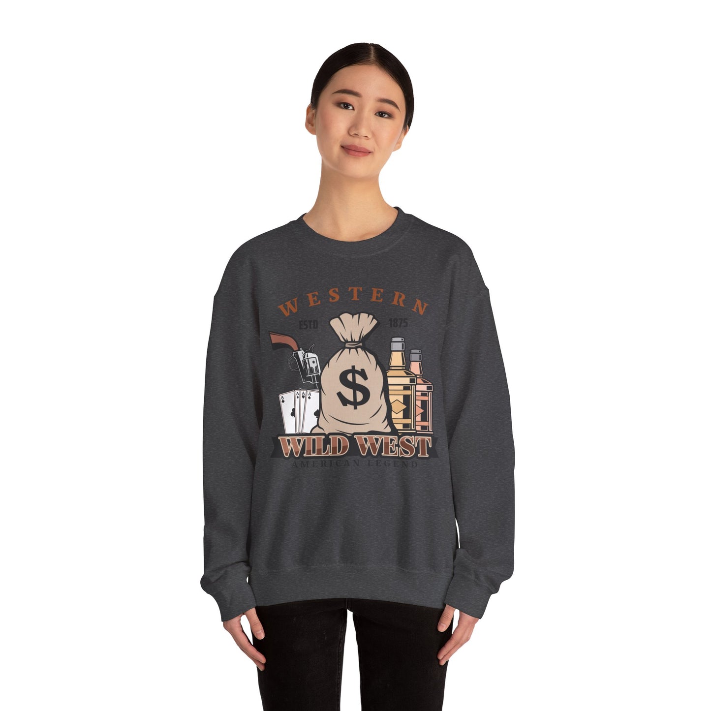 Crewneck Sweatshirt - Western - Wild West - American Legend