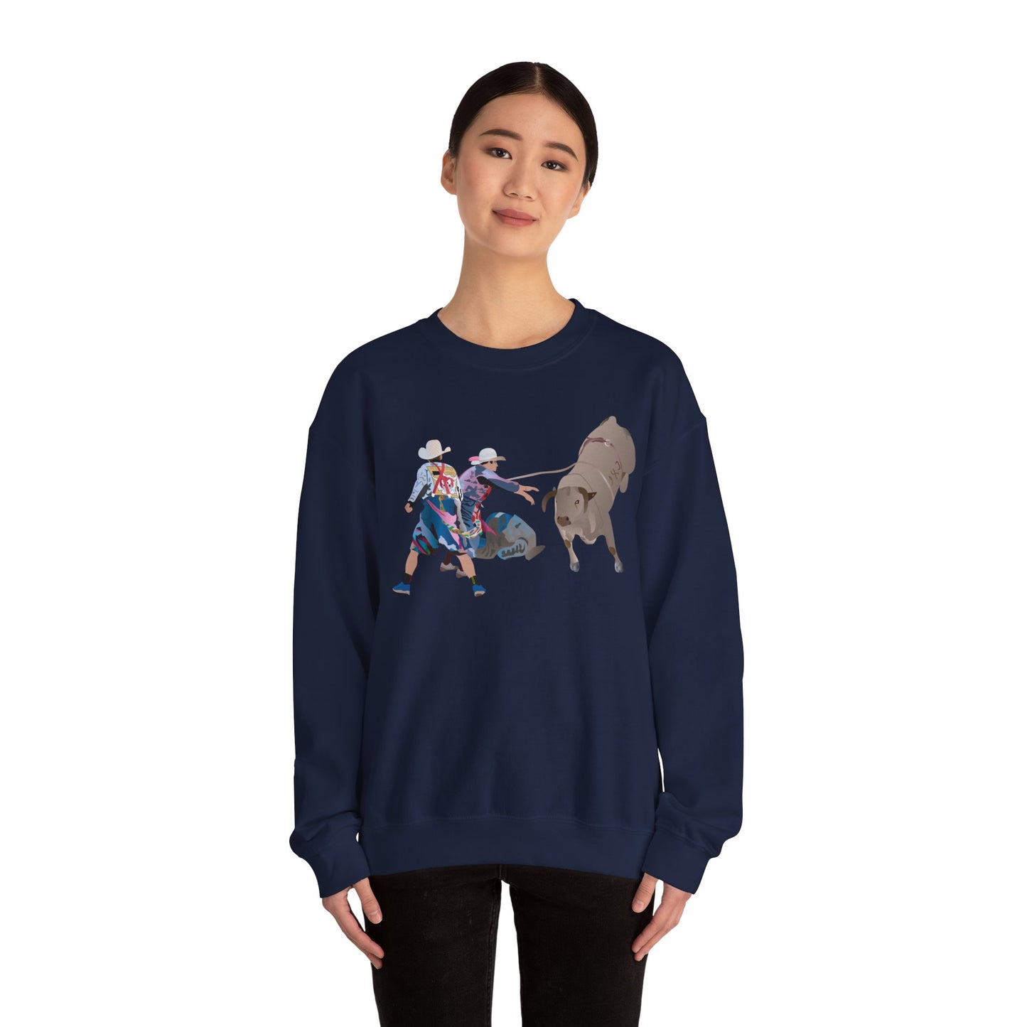 Crewneck Sweatshirt - Clowns and Bull
