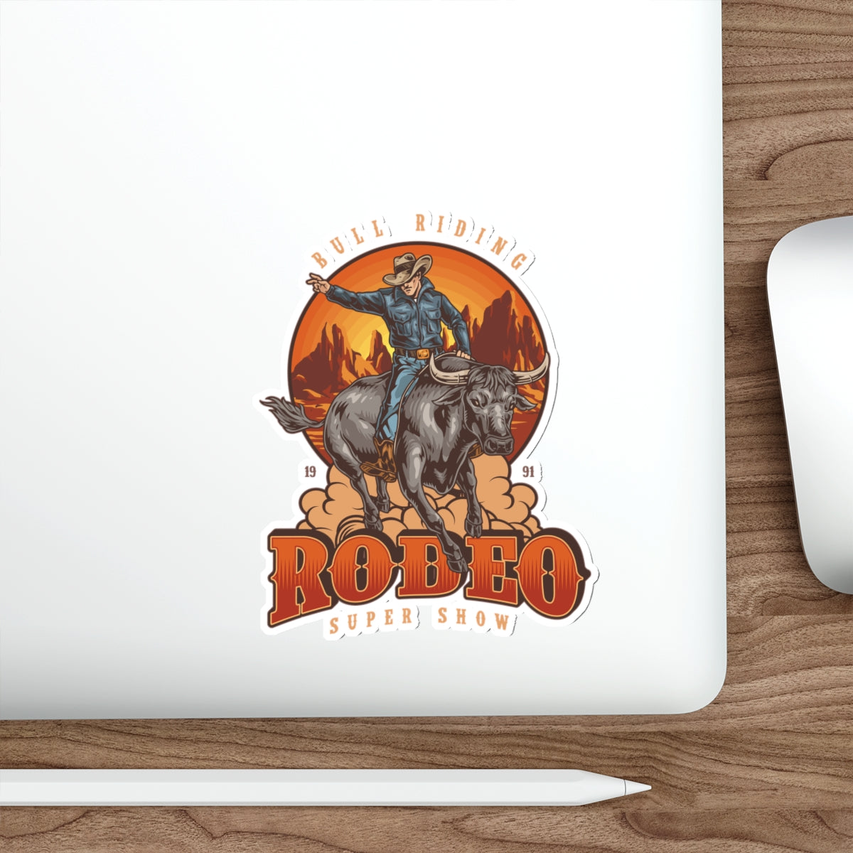 Die-cut stickers - Bull Riding - Rodeo Super Show