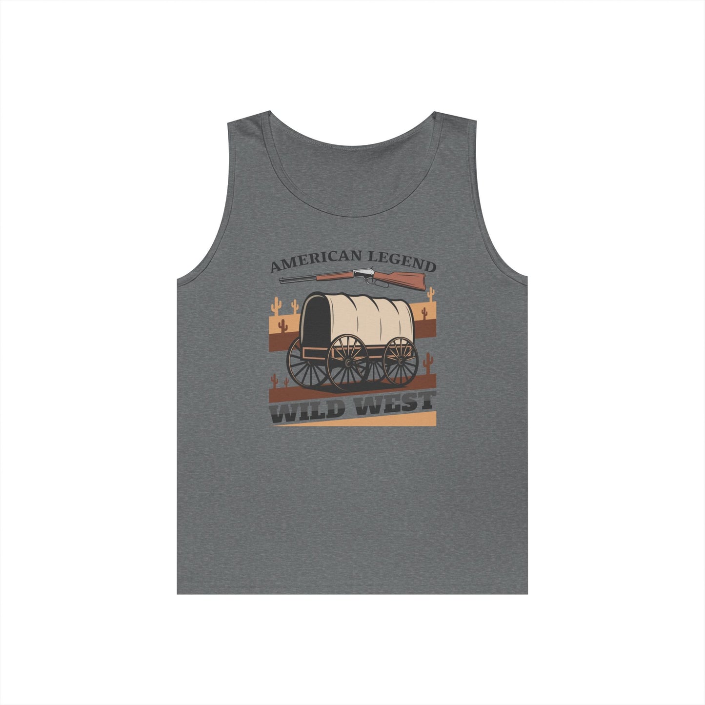 Unisex Heavy Cotton Tank Top - American Legend - Wild West