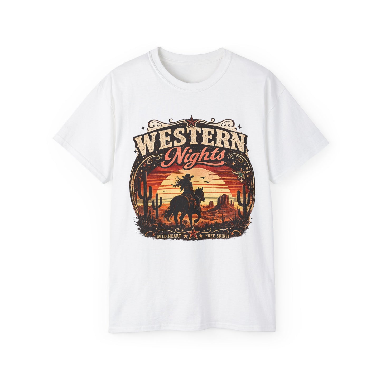 T-Shirt - Western nights and desert charm