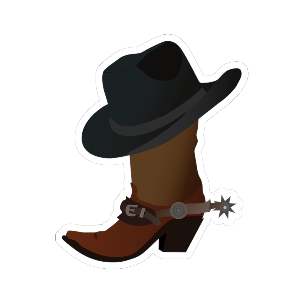 Kiss-Cut Stickers - Rodeo - Boots and Hat and Spurs