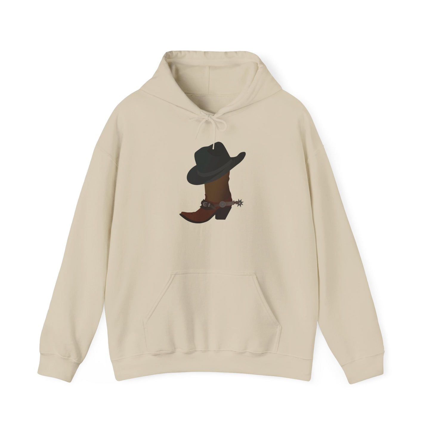 Unisex Hoodie - Rodeo - Boots and Hat and Spurs