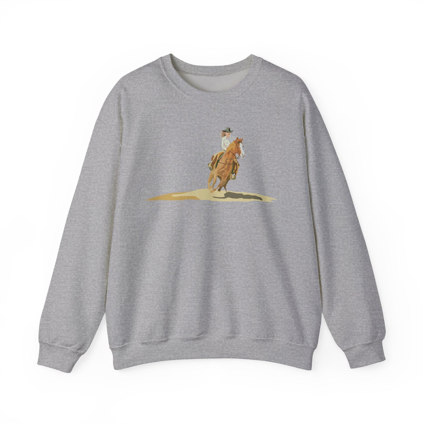Crewneck Sweatshirt - Rodeo - Cow Girl