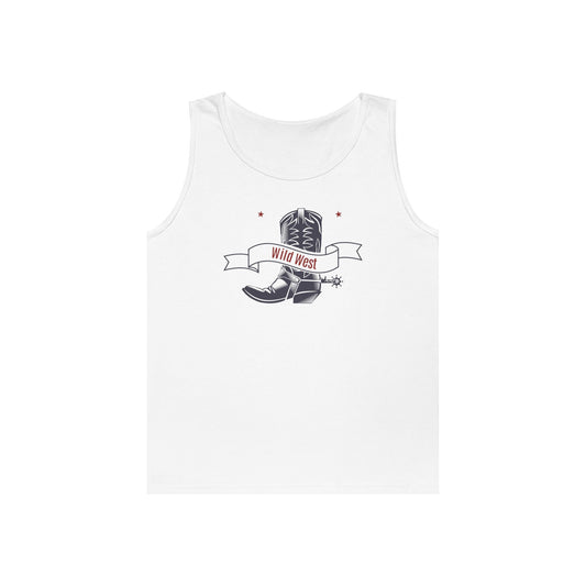 Unisex Heavy Cotton Tank Top - Cowboy - Wild West