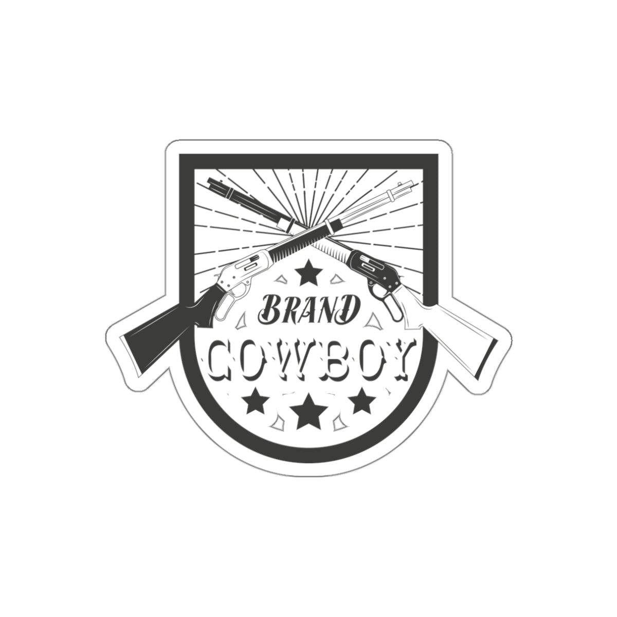 Die-cut stickers - Brand Cowboy