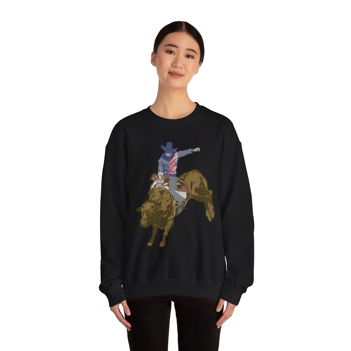Crewneck Sweatshirt - Cowboy - Rodeo