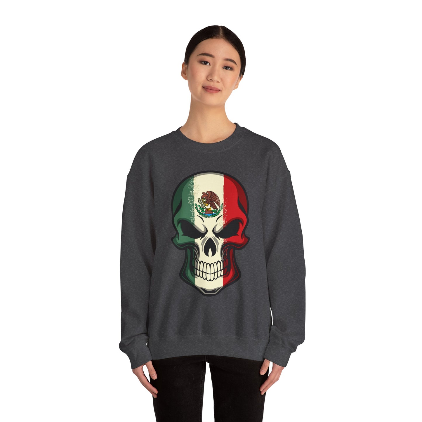 Crewneck Sweatshirt - Mexican Skull