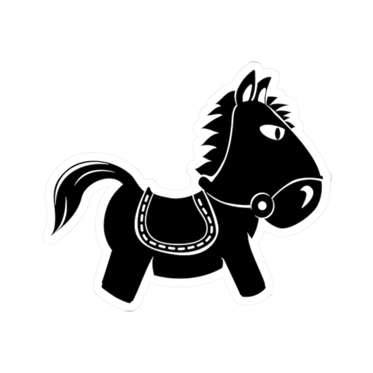Kiss-Cut Stickers - Kids Rocking Horse X 300