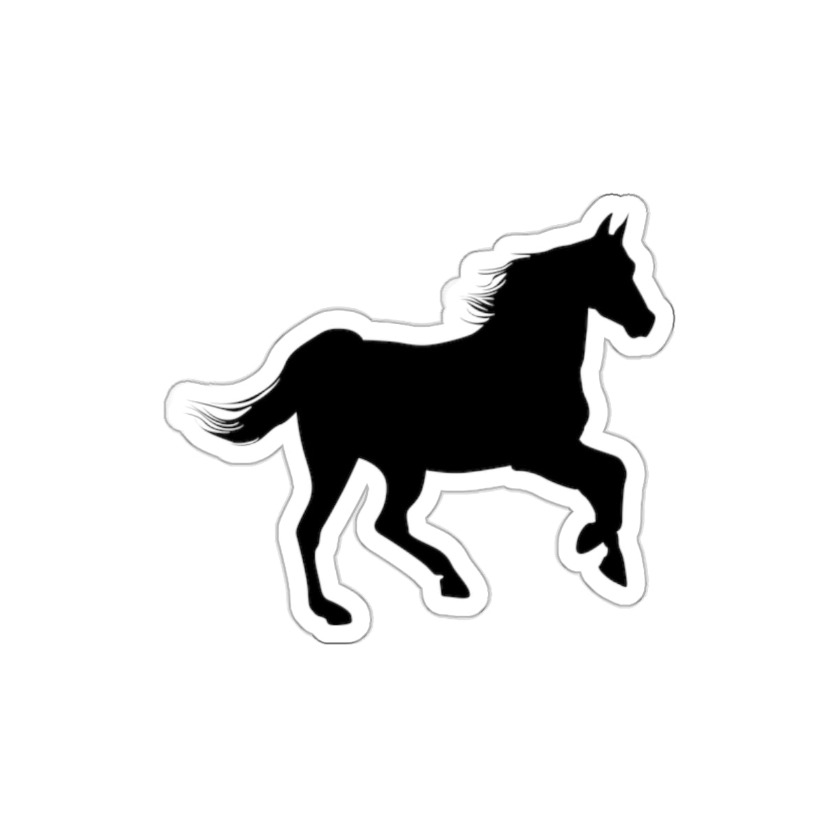 Die-cut stickers - Wild Horse - Prancing X 300