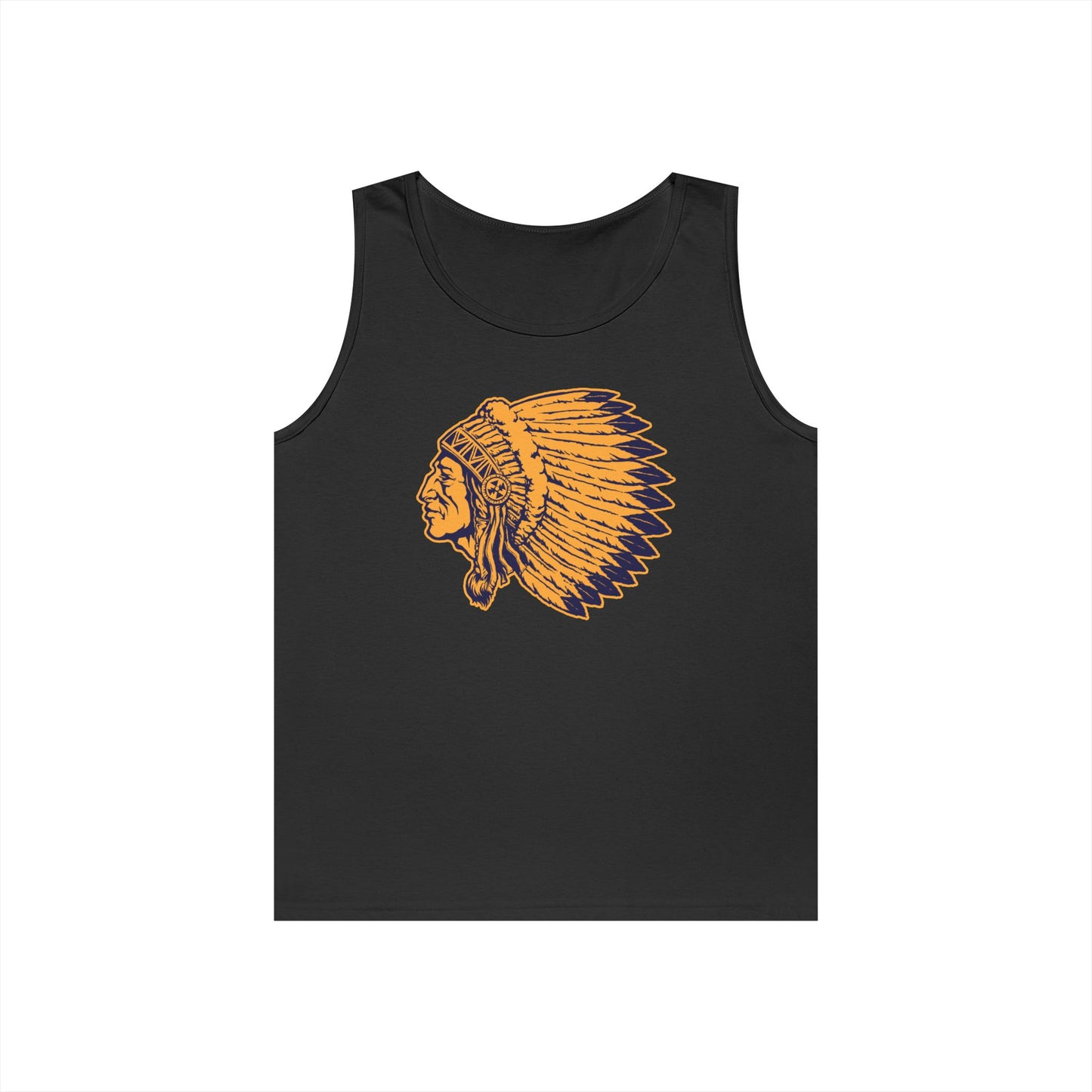 Unisex Heavy Cotton Tank Top - Indian Chief