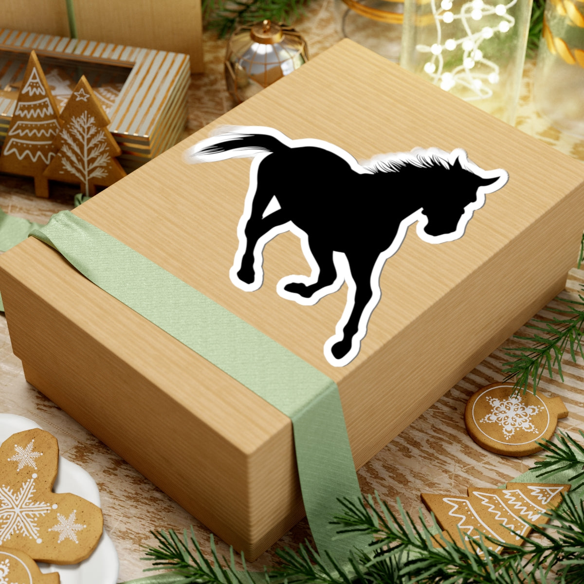 Kiss-Cut Stickers - Wild Horse - Running Leaning Left X 300