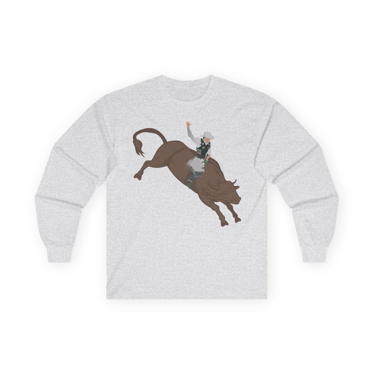 Unisex Ultra Cotton Long Sleeve Tee - Cowboy - V2
