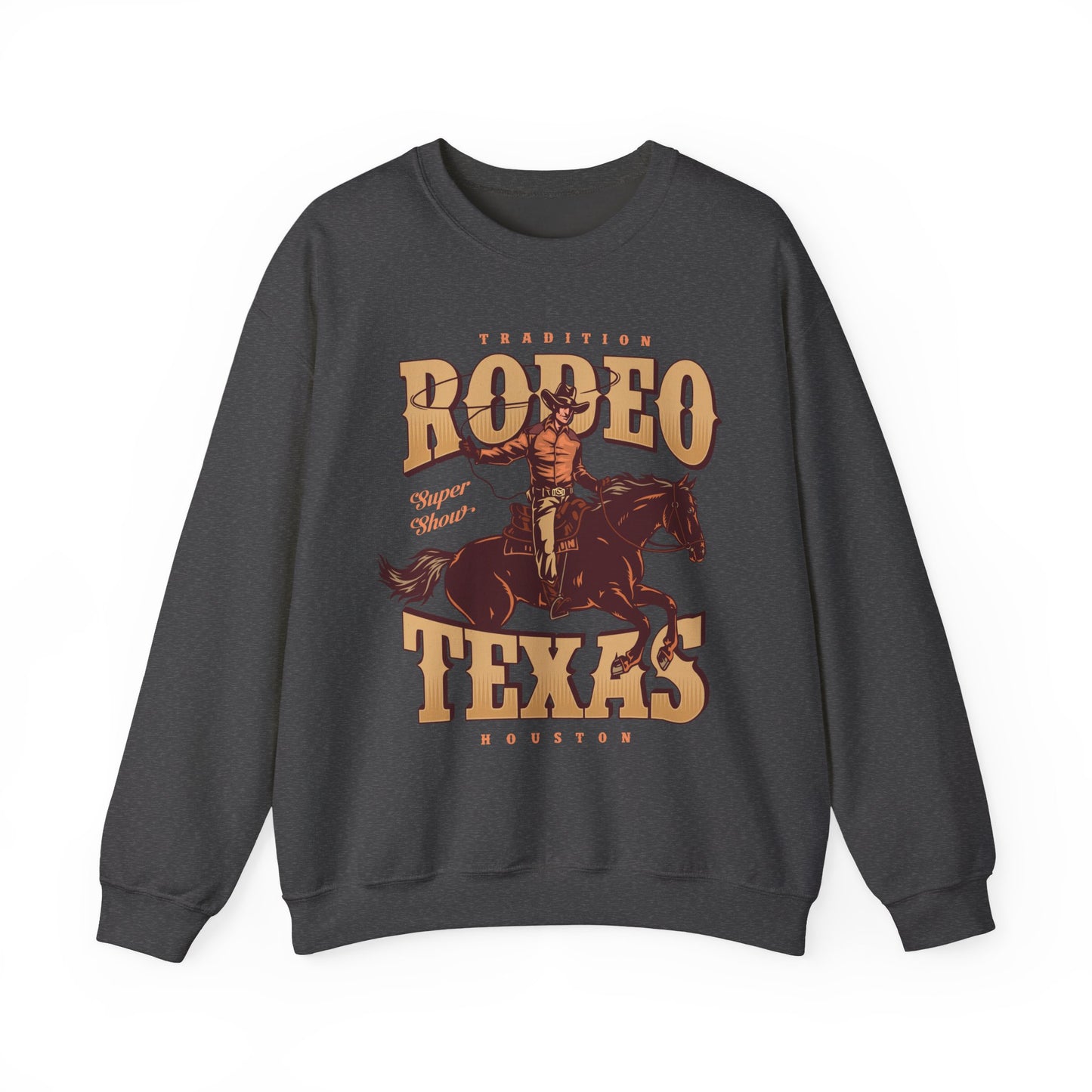 Crewneck Sweatshirt - Tradition Rodeo Super Show - Houston, Texas