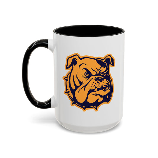 Accent Coffee Mug (11, 15oz) - Bulldog Head