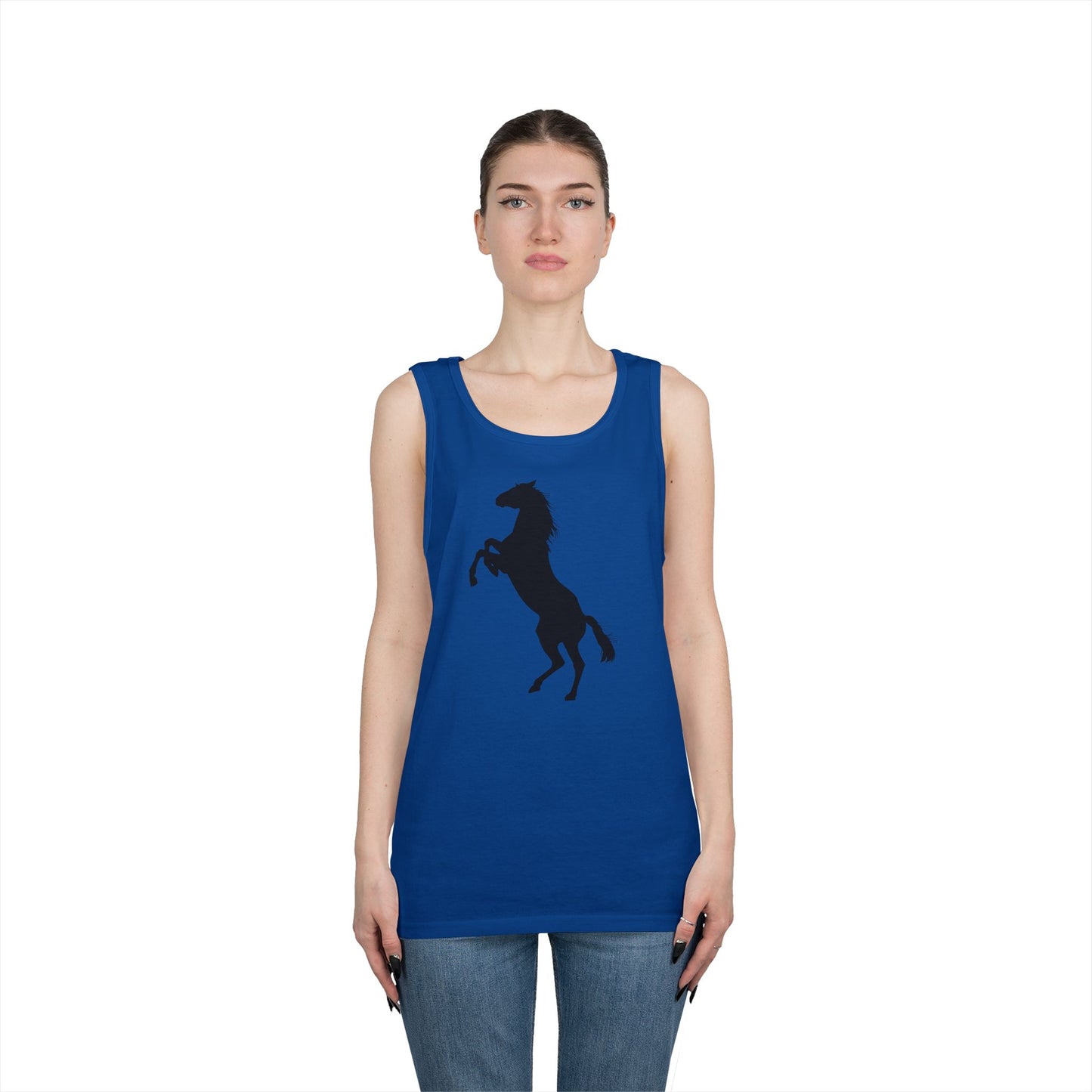 Unisex Heavy Cotton Tank Top - Wild Horse - Standing 2 Feet X 300