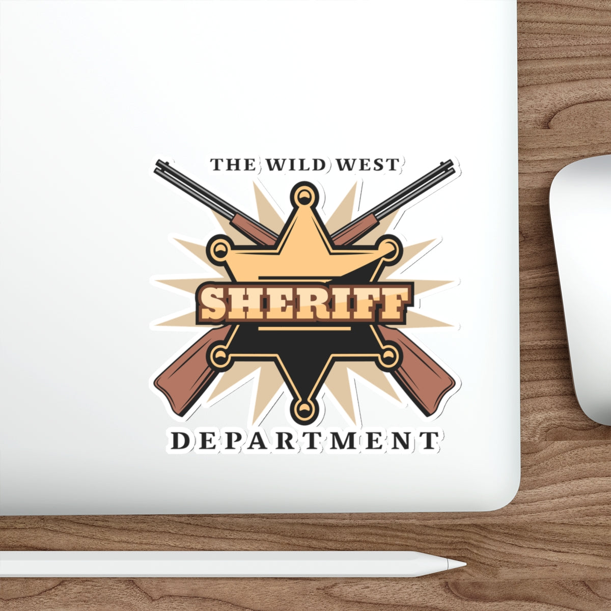 Die-cut stickers - Western Cowboy - The Wild West - Sheriff Department