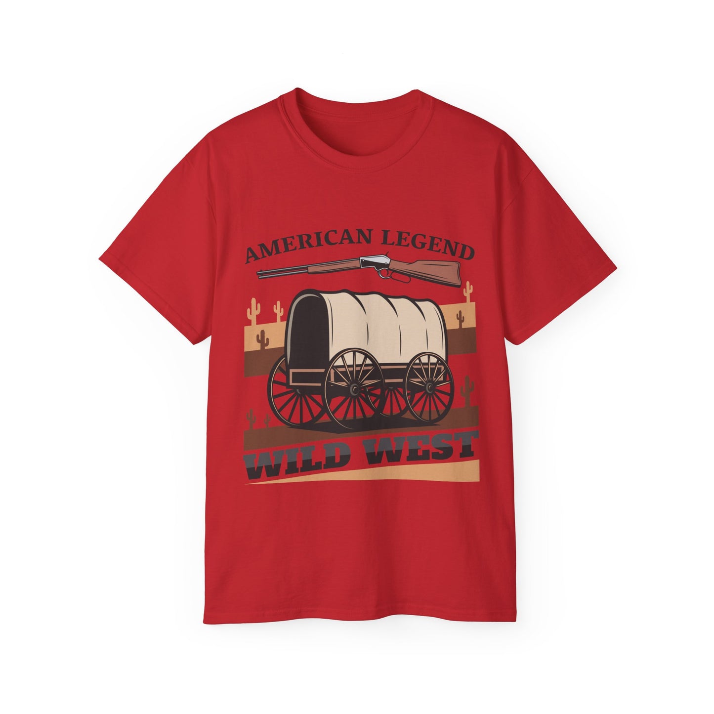 Unisex Ultra Cotton Tee - American Legend - Wild West