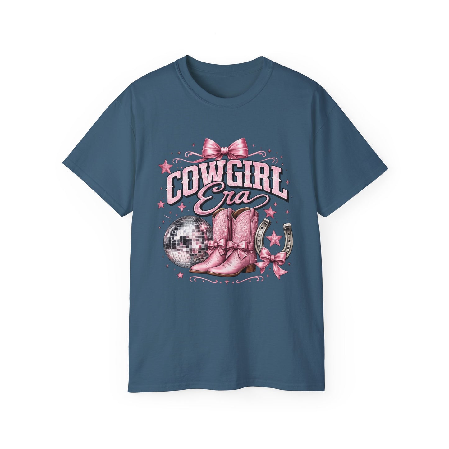 T-Shirt - Cowgirl glam with pink sparkle