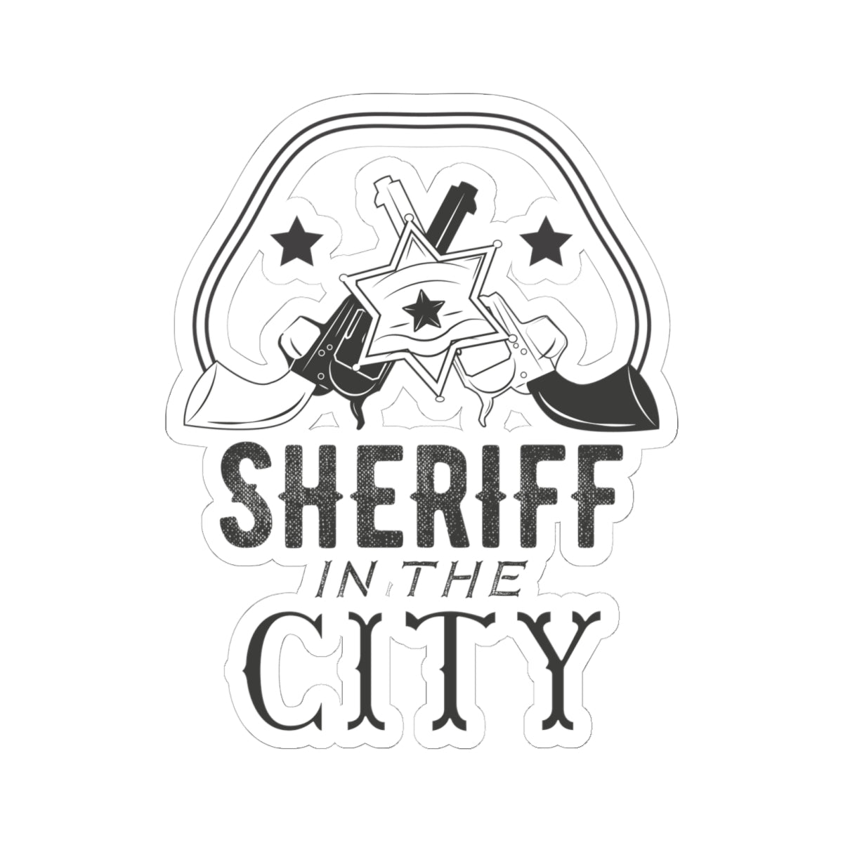 Kiss-Cut Stickers - Sheriff in the City