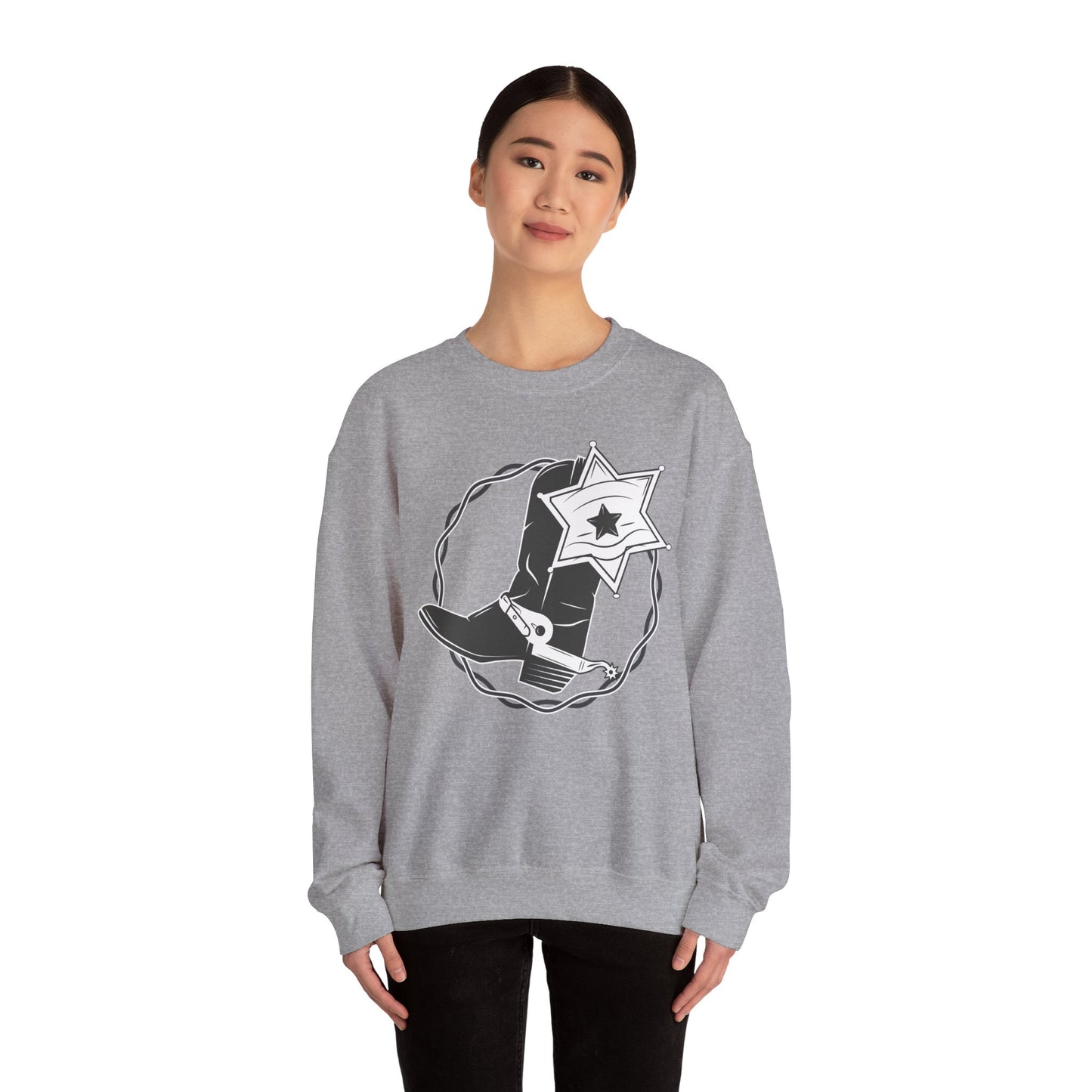 Crewneck Sweatshirt - Boots w Star