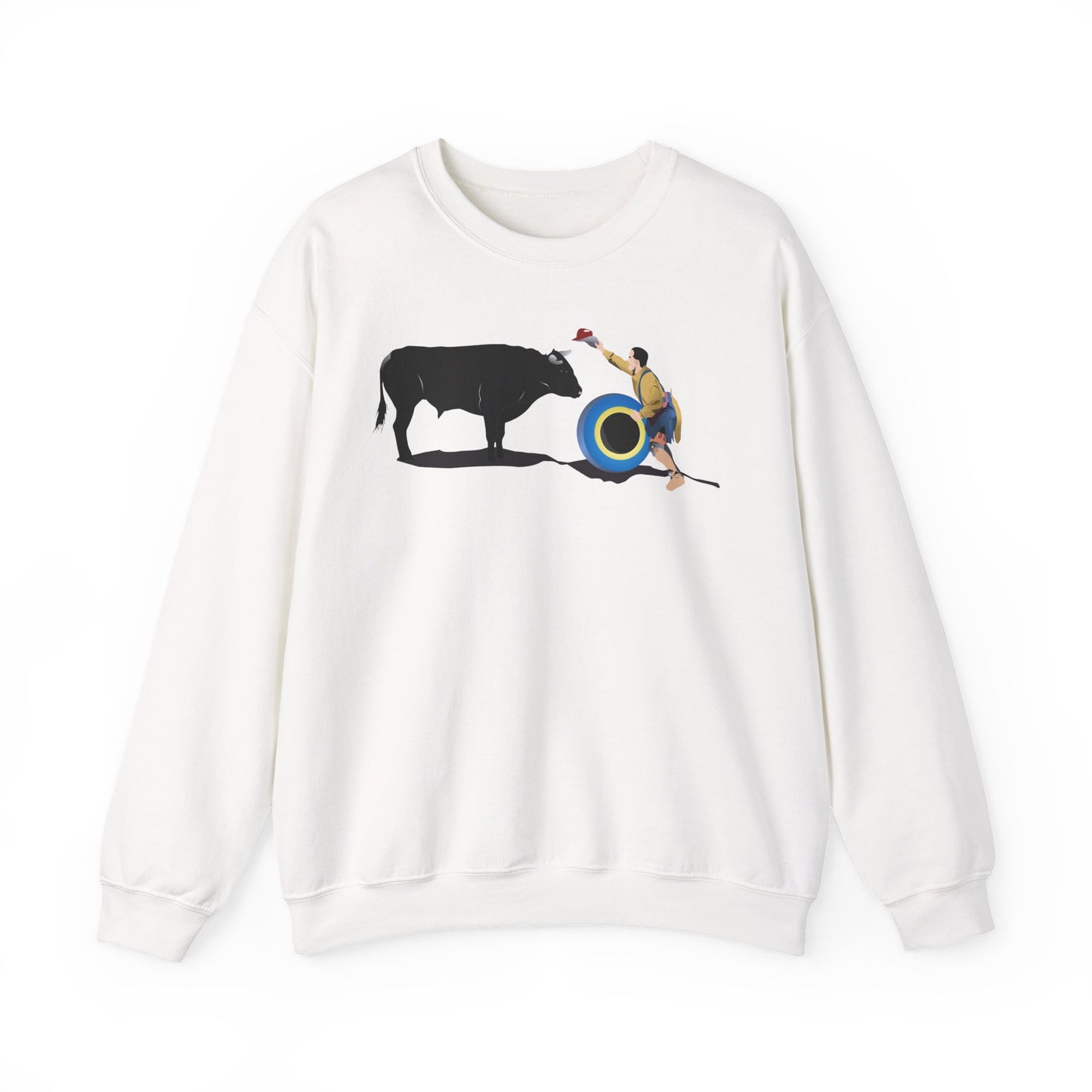 Crewneck Sweatshirt - Clown and Bull