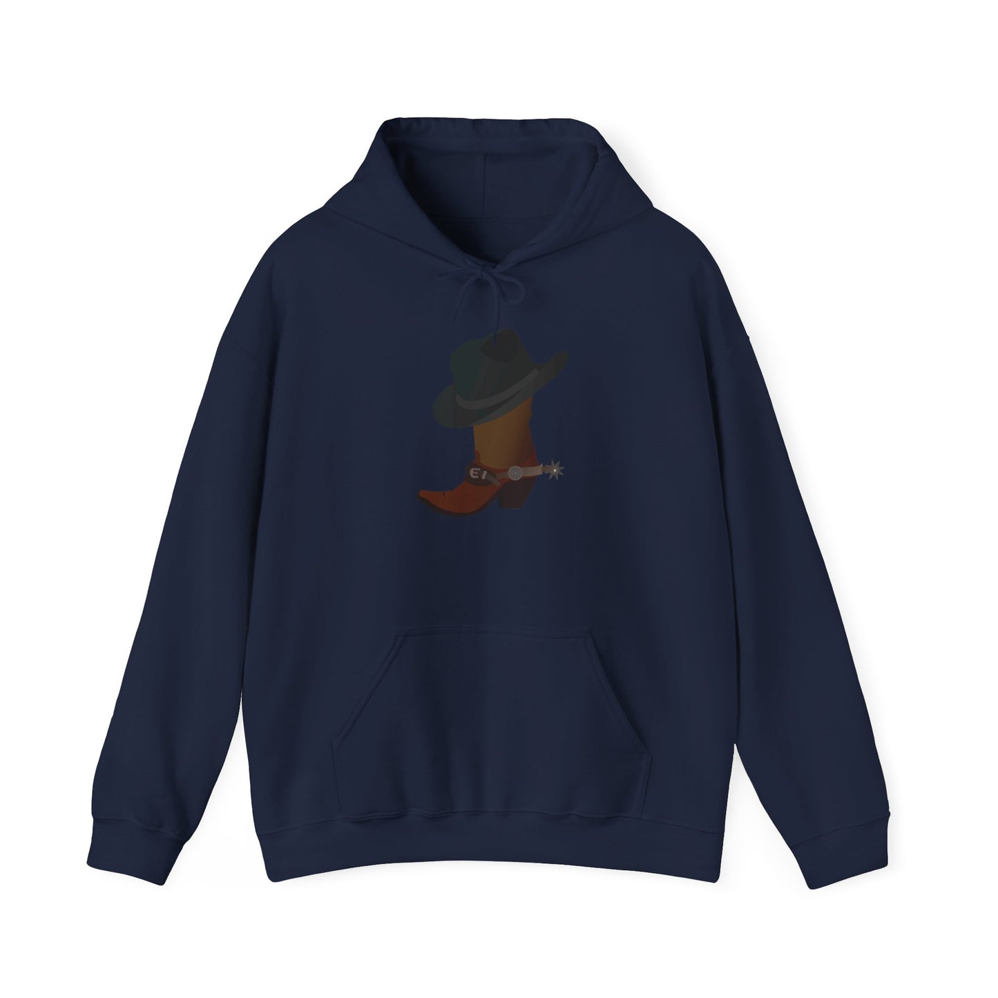 Unisex Hoodie - Rodeo - Boots and Hat and Spurs