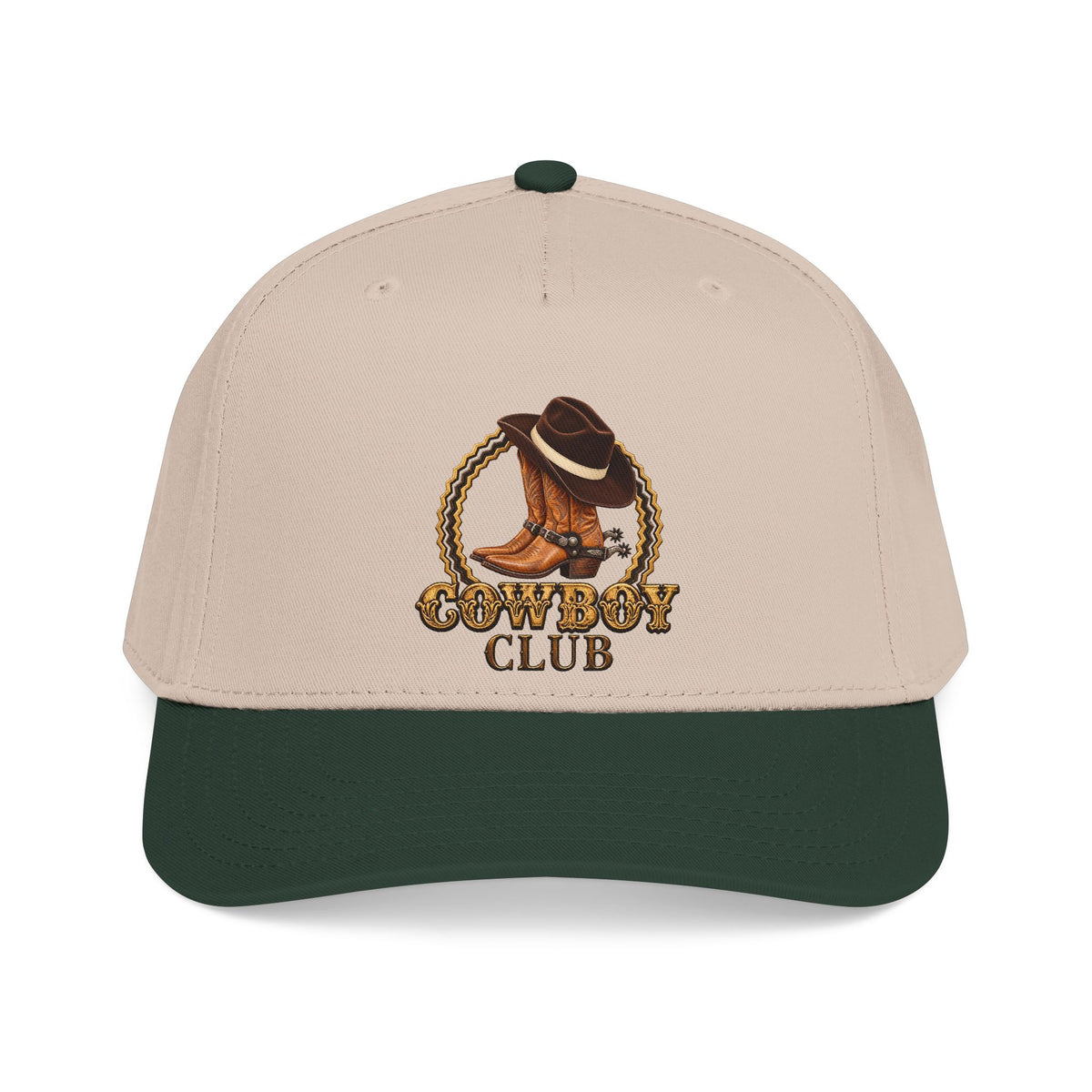 Mid Profile Baseball Cap — Cowboys - Cowboy Club - Color - 3D Transparent