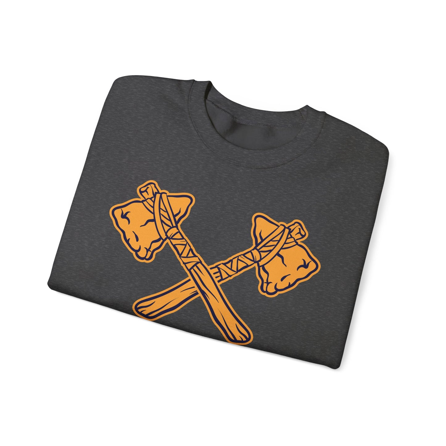 Crewneck Sweatshirt - Crossed Tomahawks