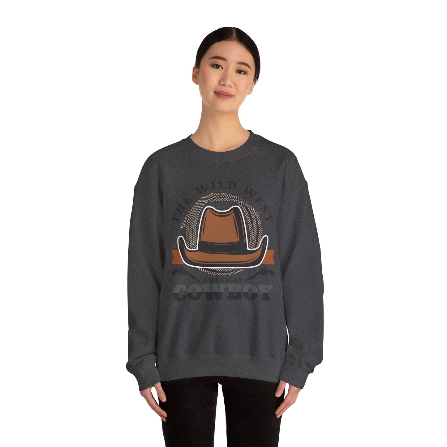 Crewneck Sweatshirt - The Wild West - American Cowboy