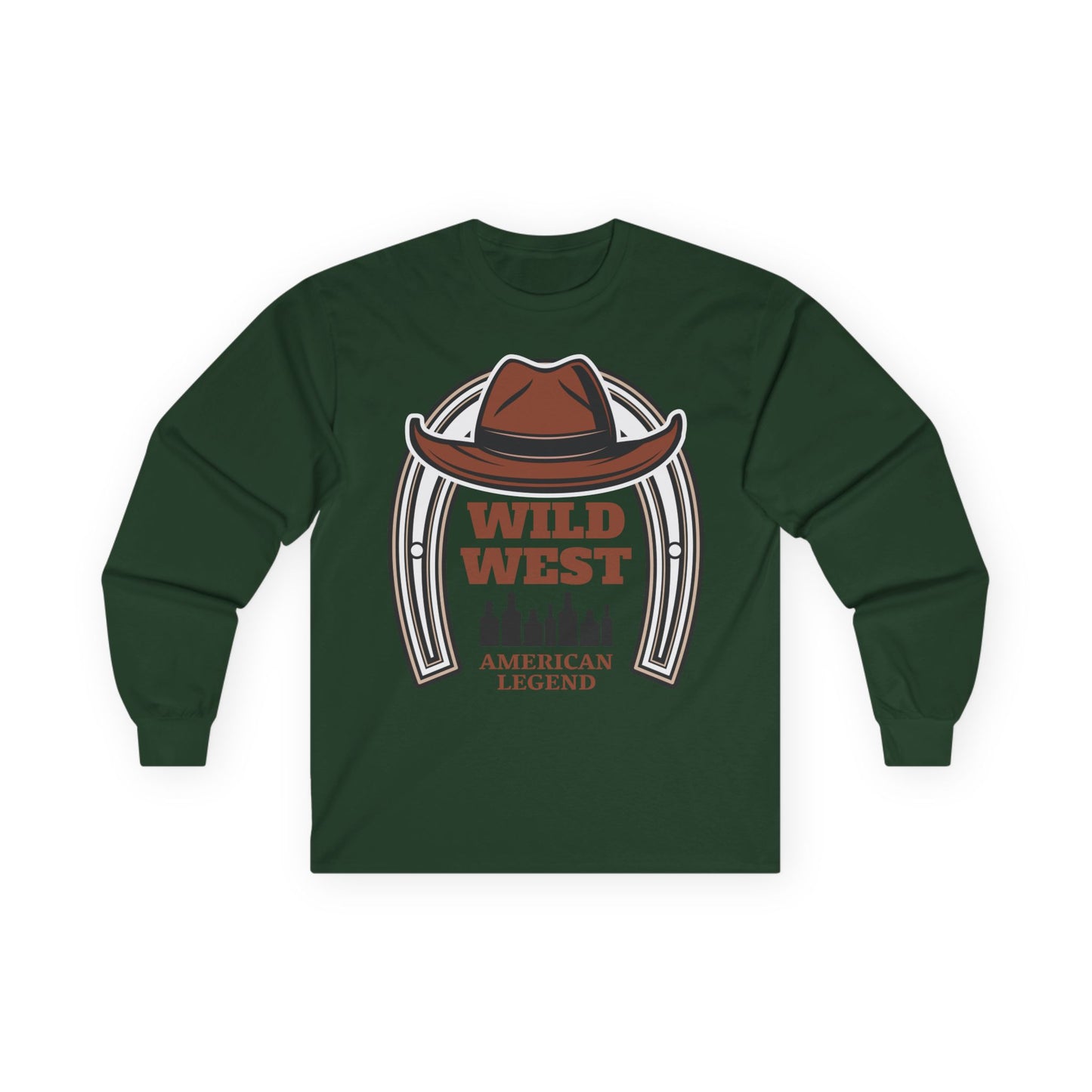 Unisex Ultra Cotton Long Sleeve Tee - Wild West - American Legend