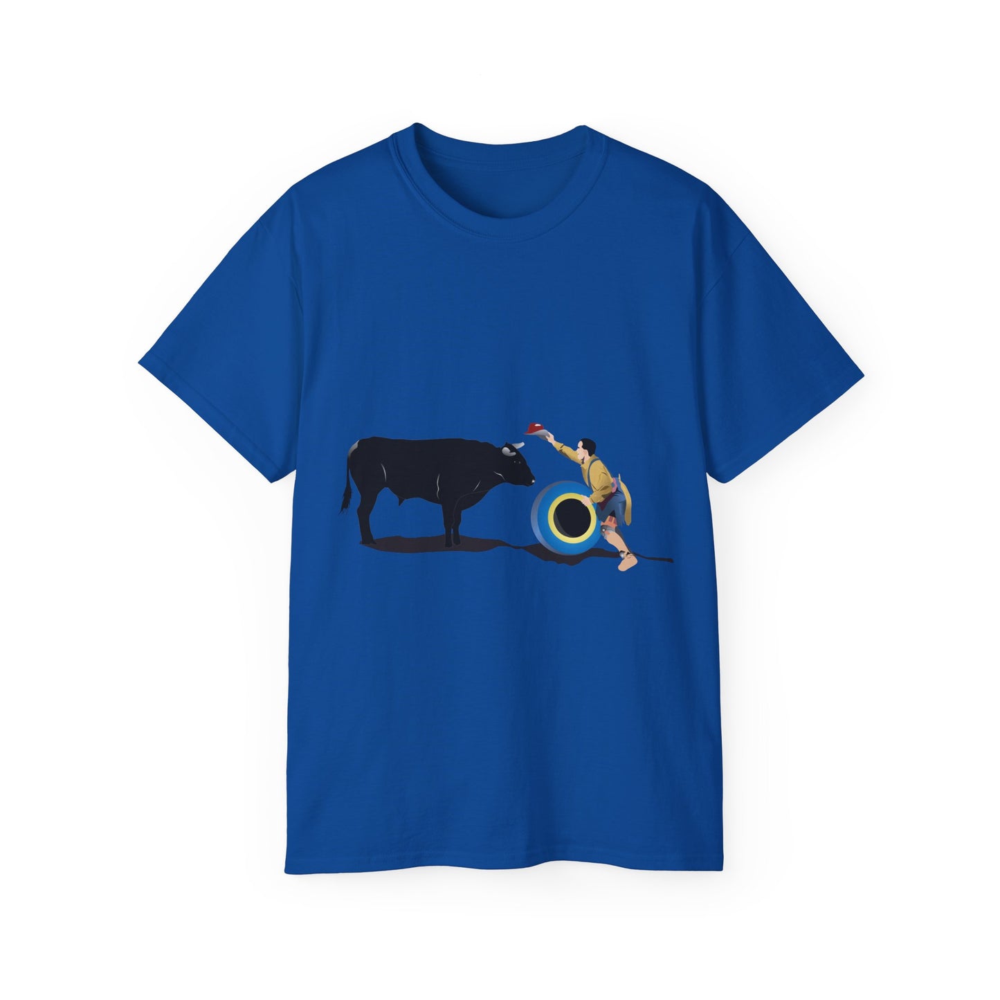 Unisex Ultra Cotton Tee - Clown and Bull