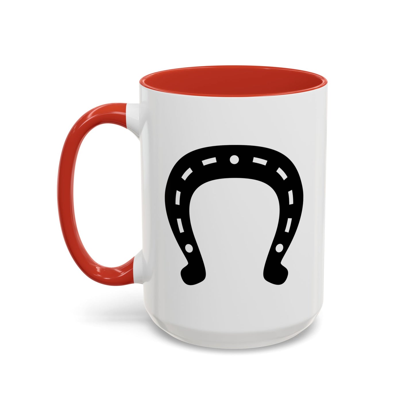 Accent Coffee Mug (11, 15oz) - Horseshoe X 300