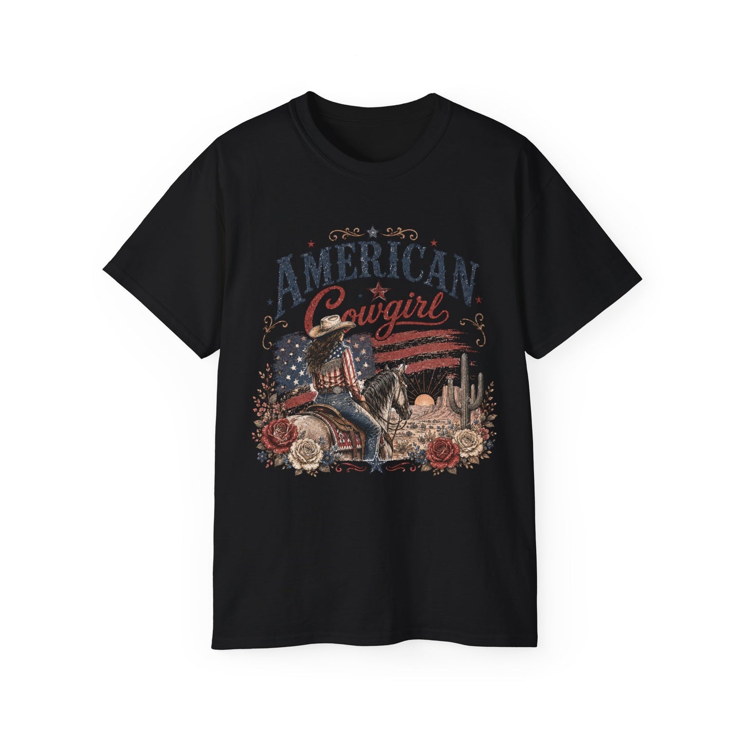 T-Shirt - American cowgirl