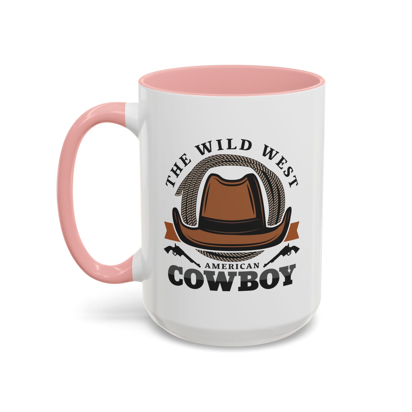 Accent Coffee Mug (11, 15oz) - The Wild West - American Cowboy