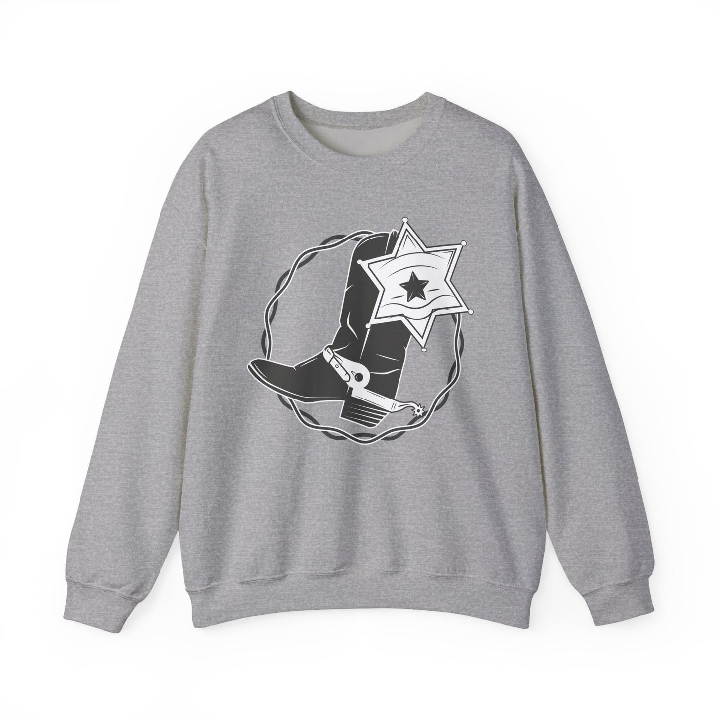 Crewneck Sweatshirt - Boots w Star