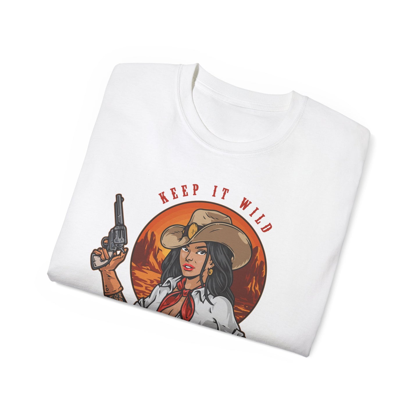 Unisex Ultra Cotton Tee - Keep It Wild - Spirit of Freedom