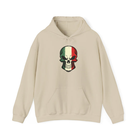 Unisex Hoodie - Red White Green Skull