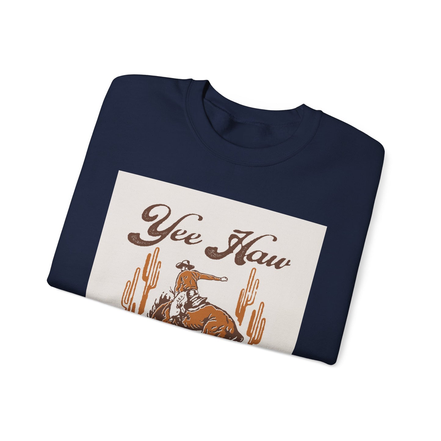 Crewneck Sweatshirt - Wild West Cowboy - Yee Haw