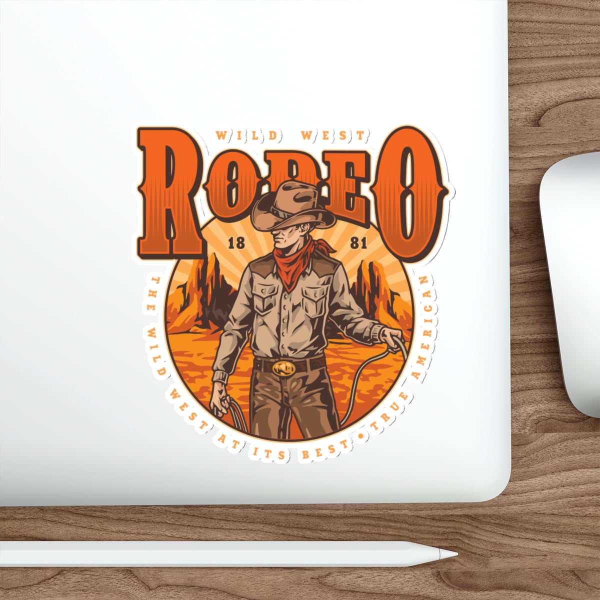 Die-cut stickers - Wild West Rodeo - True American - The Wild West At Its Best