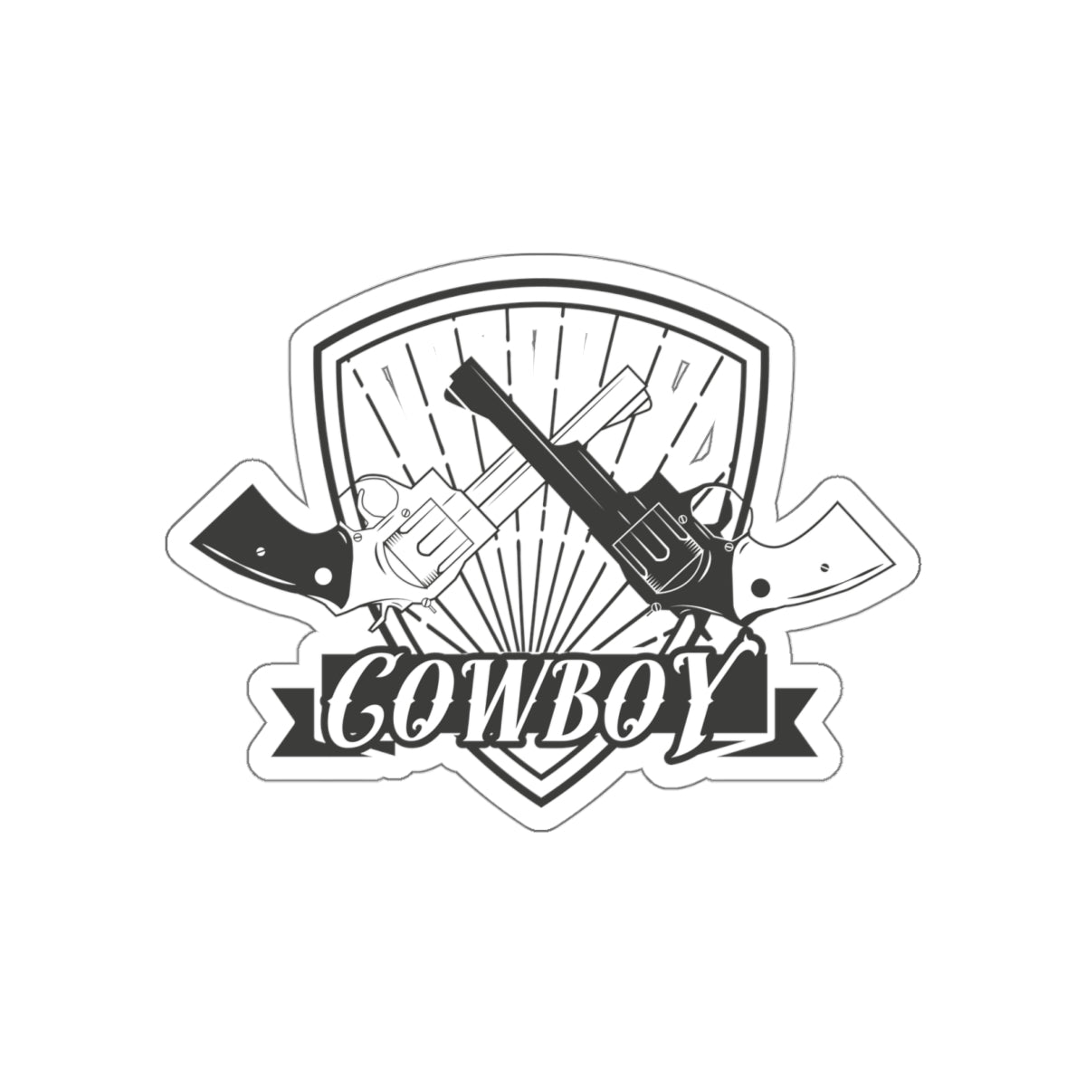 Die-cut stickers - Cowboy Rifles