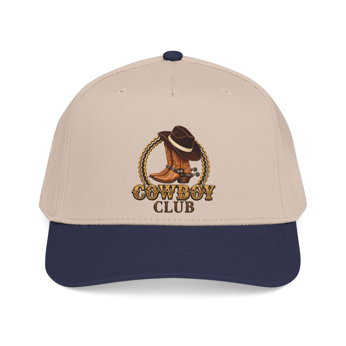 Mid Profile Baseball Cap — Cowboys - Cowboy Club - Color - 3D Transparent