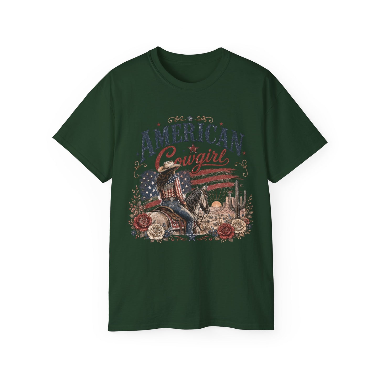 T-Shirt - American cowgirl
