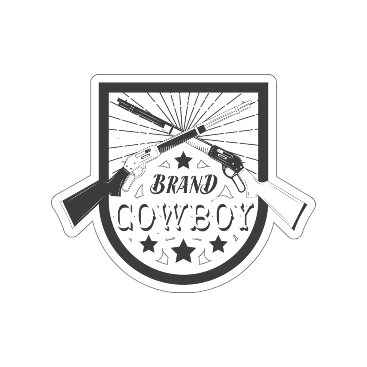 Die-cut stickers - Brand Cowboy