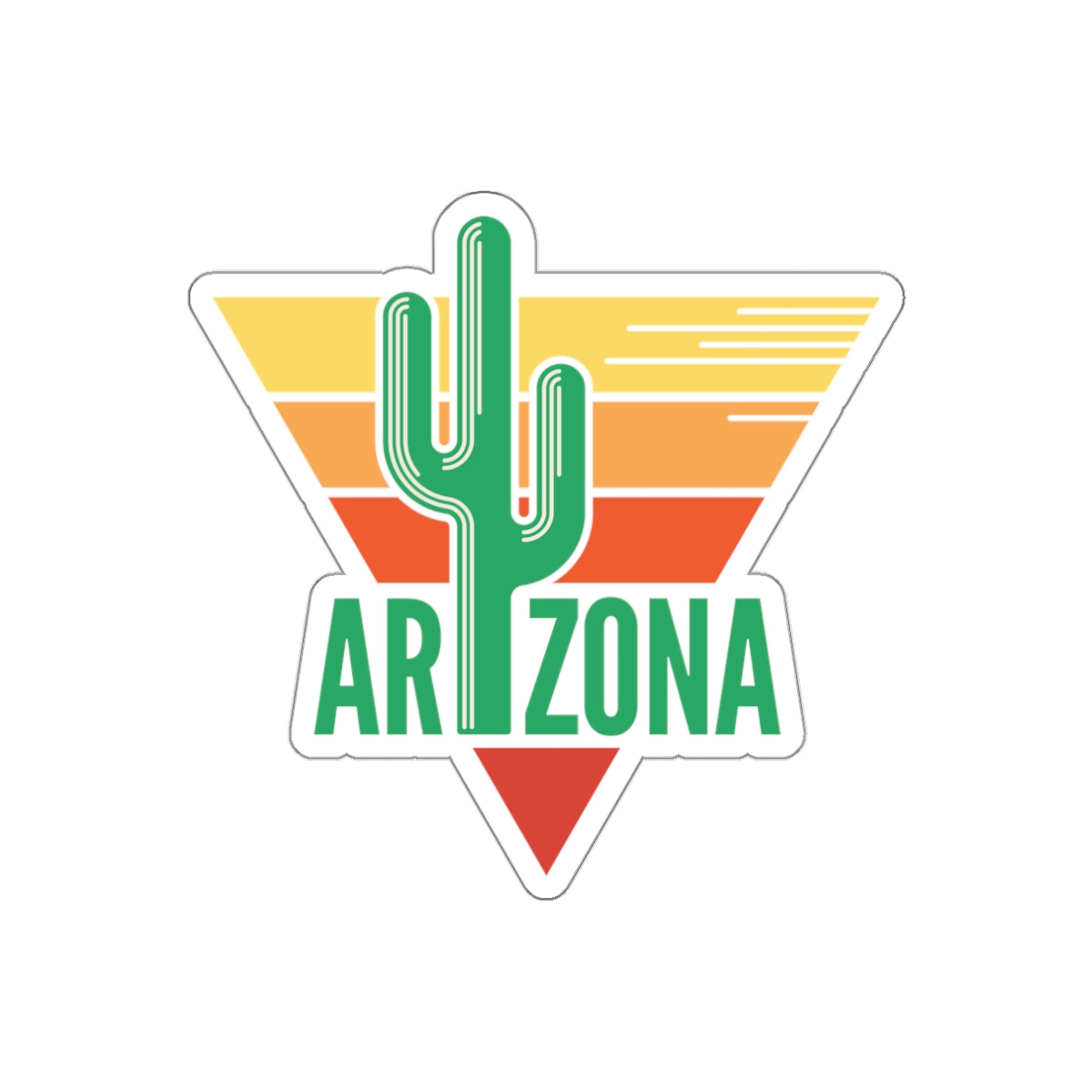 Die-cut stickers - Arizona - Nature Green