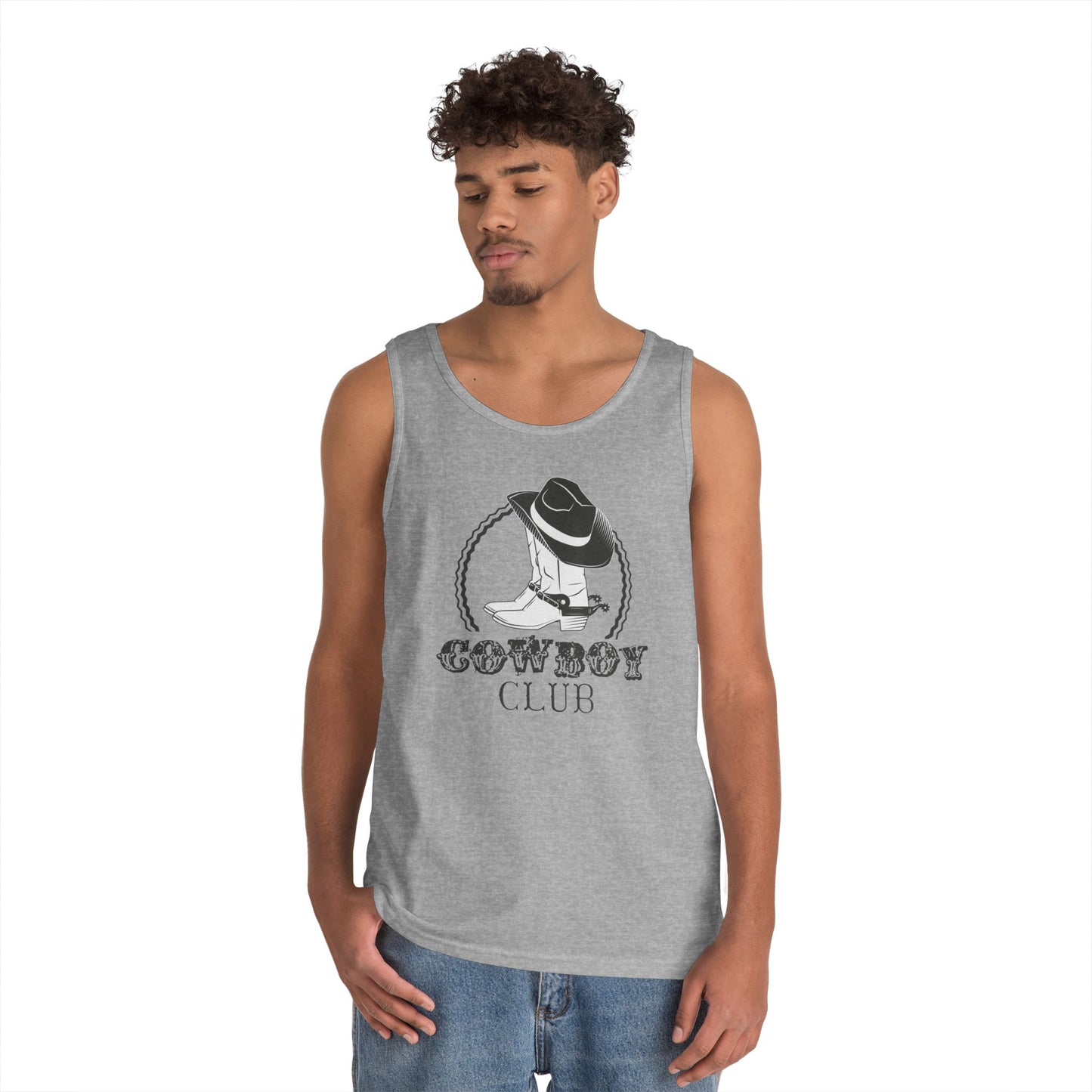 Unisex Heavy Cotton Tank Top - Cowboy Club