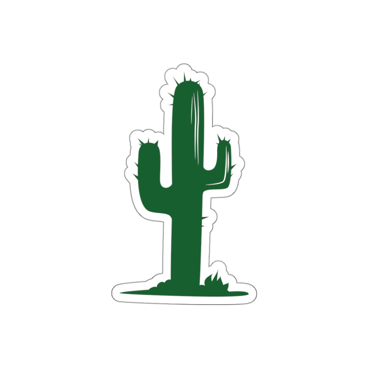 Die-cut stickers - Green Western Cactus X 300