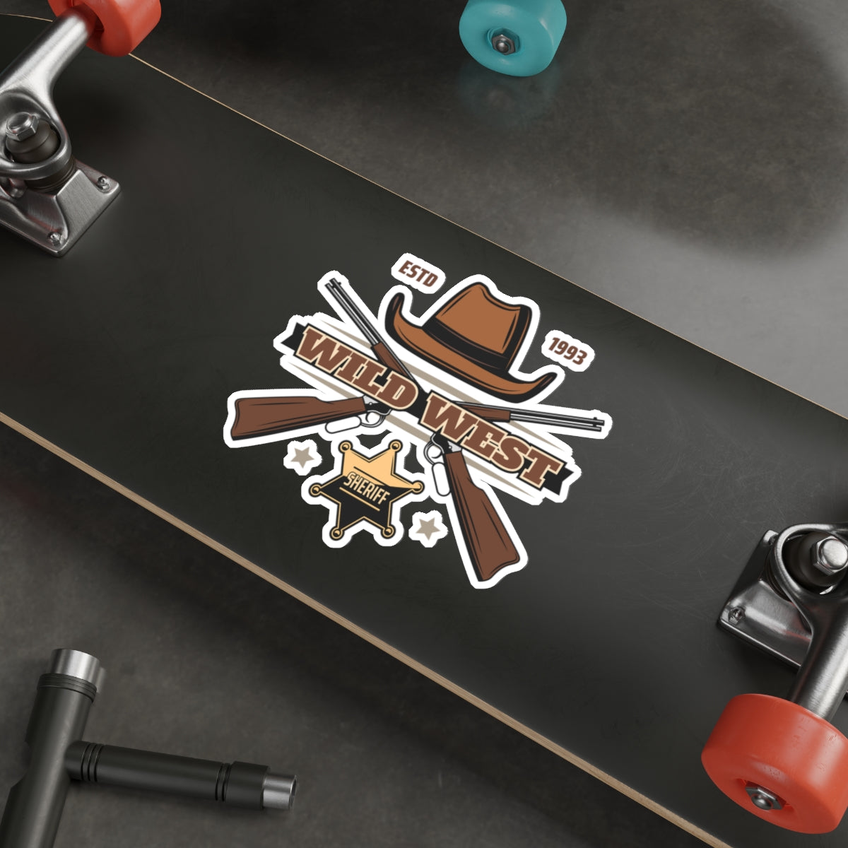 Die-cut stickers - Wild West - Sheriff